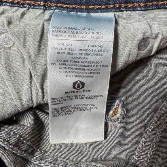 (36 X 32) Signature by Levi Strauss & Co S37 Slim Stretch Men's Jeans - Picture 7 of 8